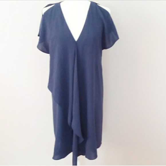 Dresses & Skirts - 4/$20 🌸 Adrianna Papell Blue Ruffle Dress